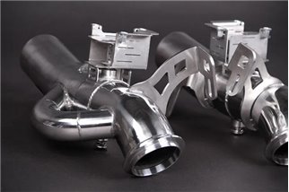 Scarico terminale cromo oro nero Capristo Maserati MC20