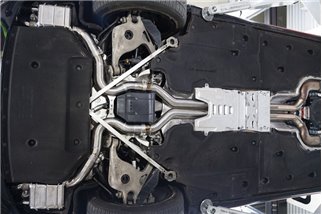Endschalldämpfer mit Ventil + Zentralrohren CES3 Capristo Bentley New Continental GT W12/ Speed/ V8