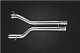 Auspuff mit Ventil + Zentralrohr Capristo Mercedes C-Klasse AMG C63 W204 2007 - 2014