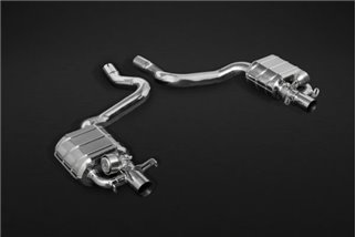 Auspuff mit Capristo BiTurbo Ventil Mercedes C-Klasse AMG C63 W205 ab 2014