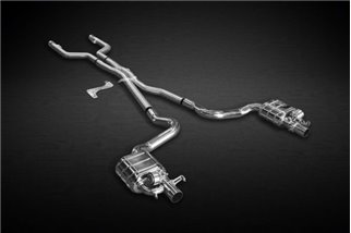 Auspuff mit Capristo BiTurbo Ventil Mercedes C-Klasse AMG C63 W205 ab 2014