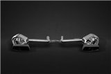 Exhaust with valve + central pipes Capristo Mercedes AMG CLS63 W218 2010 - 2018