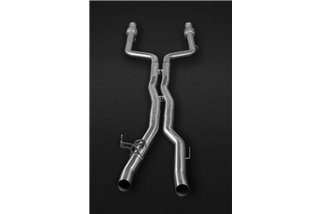 Exhaust with valve + central pipes Capristo Mercedes AMG Class E400 A / C238 2016 - 2018