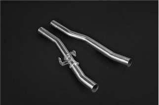 Exhaust with valve + central pipes Capristo Mercedes AMG Class E400 A / C238 2016 - 2018