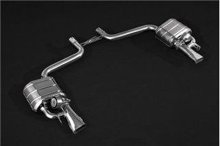 Exhaust with valve + central pipes Capristo Mercedes AMG Class E400 A / C238 2016 - 2018