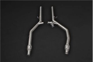 Exhaust with valve + central pipes Capristo Mercedes AMG GLE63/S W167 from 2020