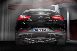 Exhaust with valve + central pipes CES3 Capristo Mercedes AMG GLE63 / S 2015 - 2019