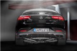 Exhaust with valve + central pipes CES3 Capristo Mercedes AMG GLE63 / S 2015 - 2019