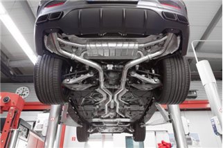 Exhaust with valve + central pipes CES3 Capristo Mercedes AMG GLE63 / S 2015 - 2019
