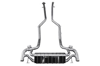 Auspuff mit Klappe + Zentralrohr CES3 Capristo Mercedes AMG SLS