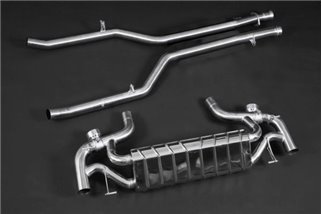 Auspuff mit Klappe + Zentralrohr CES3 Capristo Mercedes AMG SLS