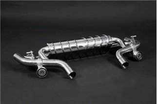 Auspuff mit Klappe + Zentralrohr CES3 Capristo Mercedes AMG SLS