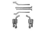 Exhaust with valve + central pipes and carbon terminals CES3 Capristo Porsche 971 Panamera GTS / Turbo/S