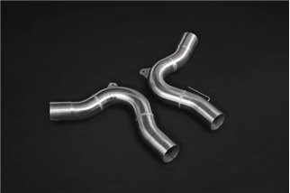 Exhaust with valve + central pipes and carbon terminals CES3 Capristo Porsche 971 Panamera GTS / Turbo/S