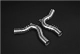 Exhaust with valve + central pipes and carbon terminals CES3 Capristo Porsche 971 Panamera GTS / Turbo/S