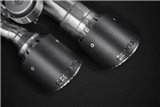 Exhaust with valve + central pipes and carbon terminals CES3 Capristo Porsche 971 Panamera GTS / Turbo/S