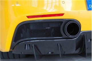Capristo Ferrari 488 carbon muffler shells