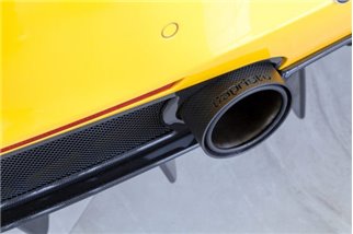 Capristo Ferrari 488 carbon muffler shells