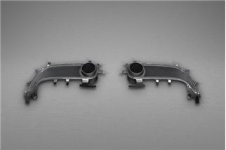 Capristo Ferrari 488 carbon muffler shells