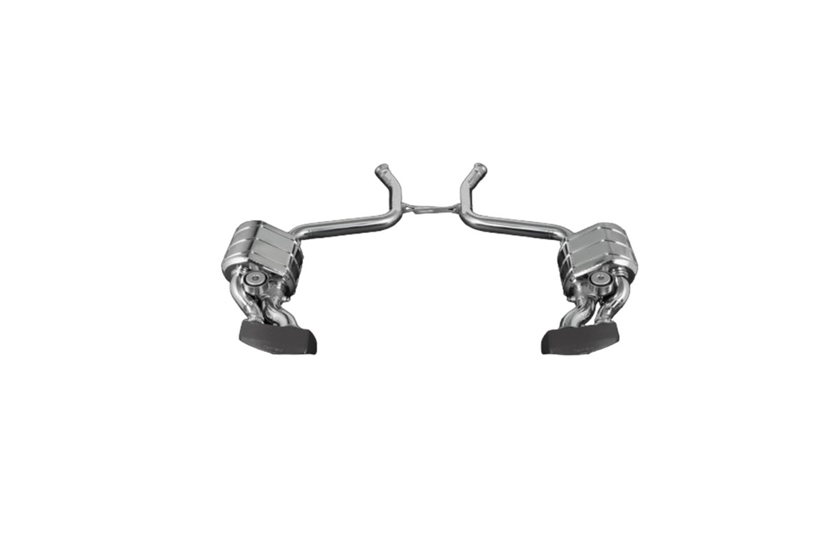 Auspuff mit Klappe + Zentralrohr CES3 Capristo Mercedes AMG SL63/65 (R230) Biturbo 2001-2011