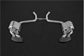 Auspuff mit Klappe + Zentralrohr CES3 Capristo Mercedes AMG SL63/65 (R230) Biturbo 2001-2011
