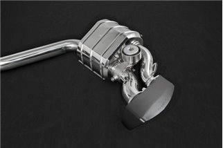 Auspuff mit Klappe + Zentralrohr CES3 Capristo Mercedes AMG SL63/65 (R230) Biturbo 2001-2011