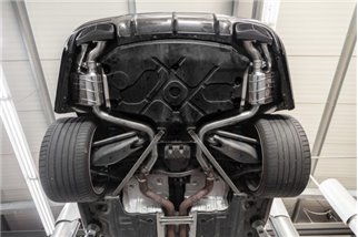 Auspuff mit Klappe + Zentralrohr CES3 Capristo Mercedes AMG SL63/65 (R230) Biturbo 2001-2011