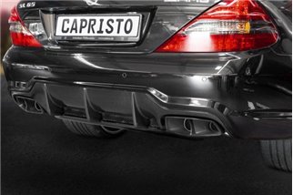 Auspuff mit Klappe + Zentralrohr CES3 Capristo Mercedes AMG SL63/65 (R230) Biturbo 2001-2011