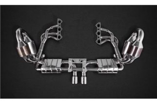 Pot d'échappement complet avec valve Capristo Porsche 991.1 GT3/3RS 2013-2015