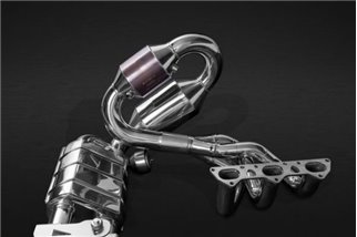 Pot d'échappement complet avec valve Capristo Porsche 991.1 GT3/3RS 2013-2015