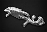 scarico completo con valvola terminali in carbonio per PSE Capristo Porsche 718 Spyder/GTS/Cayman GT4