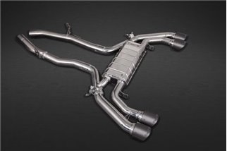Auspuff + Zentralrohre und Capristo-Carbon-Anschlüsse BMW X3M Competition G01/F97