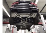 Auspuff + Zentralrohre und Capristo-Carbon-Anschlüsse BMW X3M Competition G01/F97