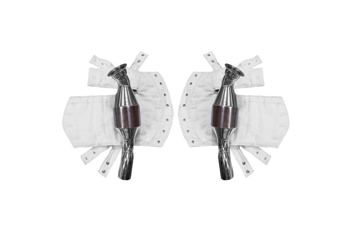 Catalizzatori sportivi 100 celle con coperte termiche Capristo Ferrari 458