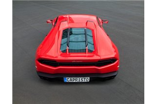Capot en carbone et verre avec prises d'air performantes Capristo Lamborghini Huracan