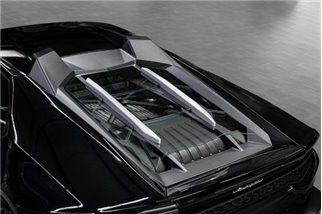 Carbon and glass bonnet with Capristo Lamborghini Huracan performance air intakes
