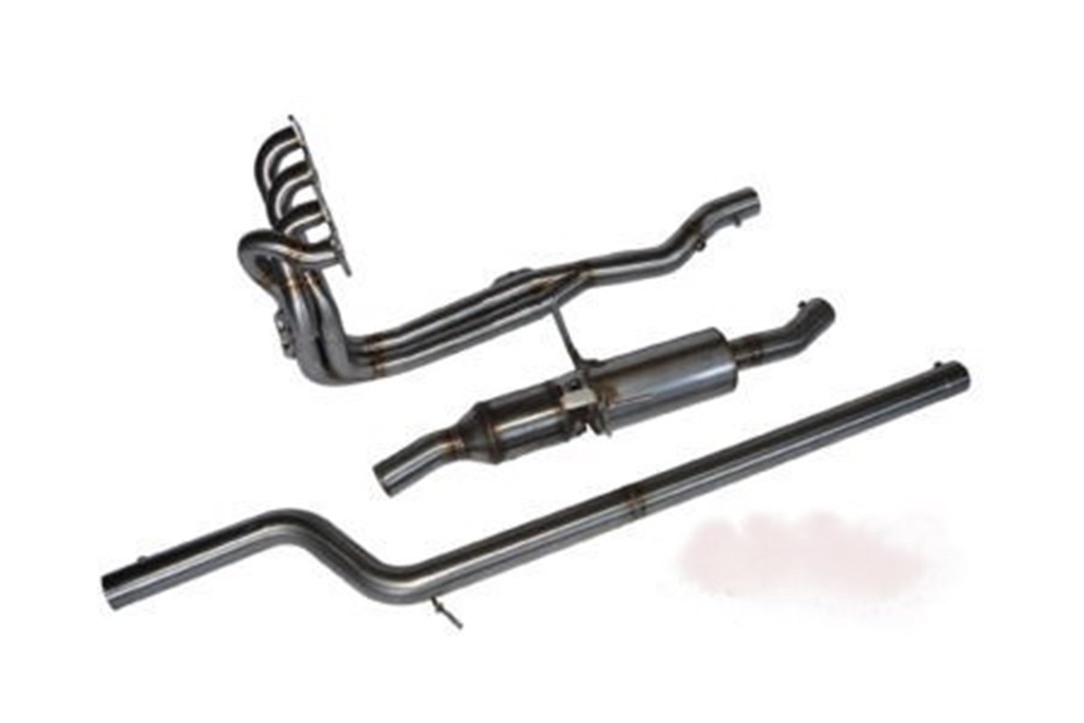 Ligne d'échappement complète sans cata avec silencieux inox Aros kit Citroen Saxo voiture Super 1600 Rallye
