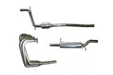 Complete Aros stainless steel catalyzed exhaust line for Skoda Fabia Group R2 Rally