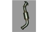 Downpipe mit HJS-Edelstahlkatalysator Aros Subaru Impreza WRX STI von 2002 bis 2007 Typ GD/GD