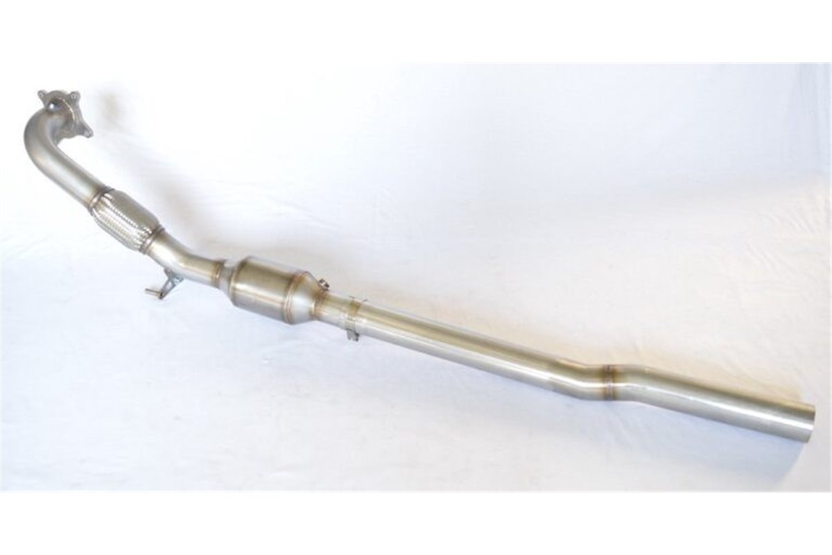 Downpipe catalizzato D70 acciaio inox Aros Volkswagen Golf 6 GTI 2.0 (210/235 Hp) dal 2009 al 2014 Type 1K