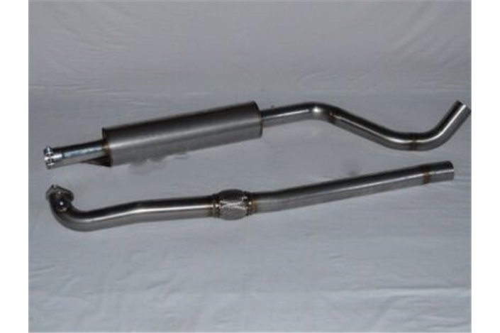 Centrale avec silencieux Fiat 500 Abarth 1.4 Turbo (135 CV) de 2008 à 2015 Type 312