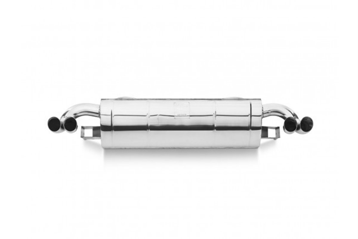 Scarico terminale +RUMORE acciaio inox Tubi Style Ferrari Mondial T dal 1989 al 1993