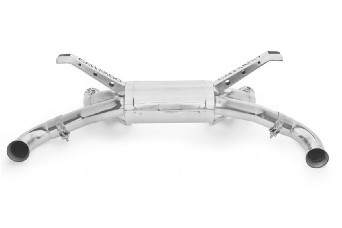 Scarico terminale +RUMORE acciaio inox Tubi Style Lamborghini Gallardo 1^ Gen Update e Spyder dal 2006 al 2008