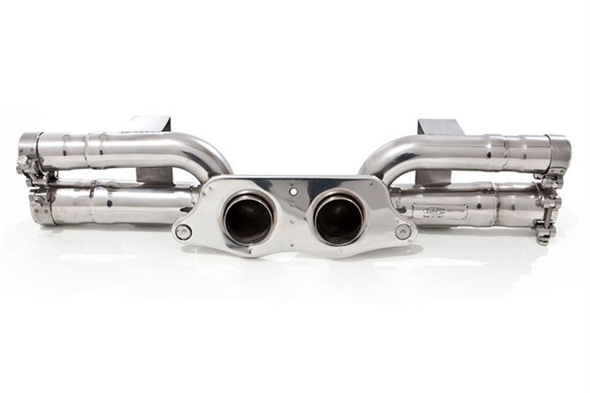 Terminal exhaust only stainless steel pipe Porsche 911 GT3 style pipes from 2006 to 2011