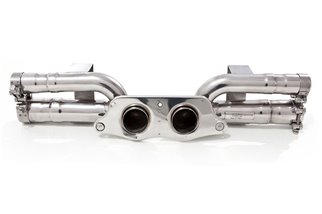 Terminal exhaust only stainless steel pipe Porsche 911 GT3 style pipes from 2006 to 2011