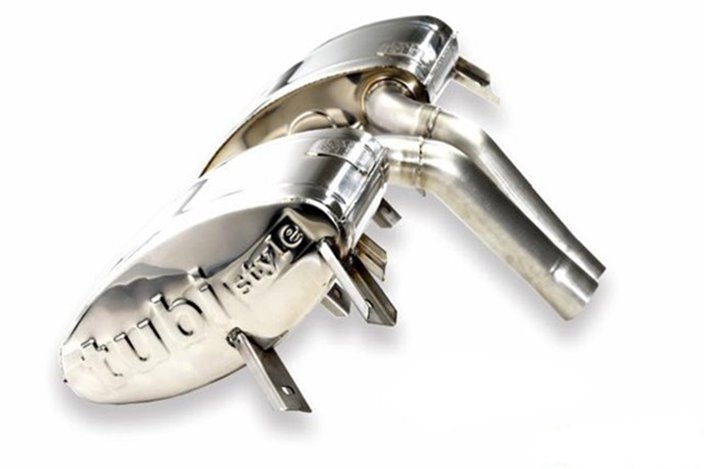 Terminal exhaust kit +NOISE stainless steel Style pipes Porsche 911 Carrera 996 3.4L from 1997 to 2001