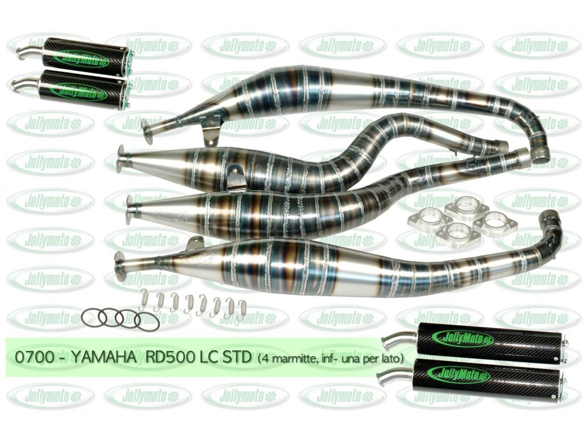 Marmitte scarichi exhaust Yamaha RD 500 LC STD 0700