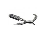 YAMAHA FJ1100 1984-1985 SCARICO COMPLETO 4-2 450MM SILENZIATORI OVALI IN CARBONIO