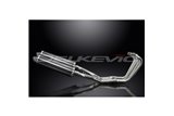 YAMAHA FJ1100 1984-1985 SCARICO COMPLETO 4-2 450MM SILENZIATORI OVALI IN CARBONIO