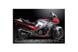 YAMAHA FJ1100 1984-1985 SCARICO COMPLETO 4-2 450MM SILENZIATORI OVALI IN CARBONIO